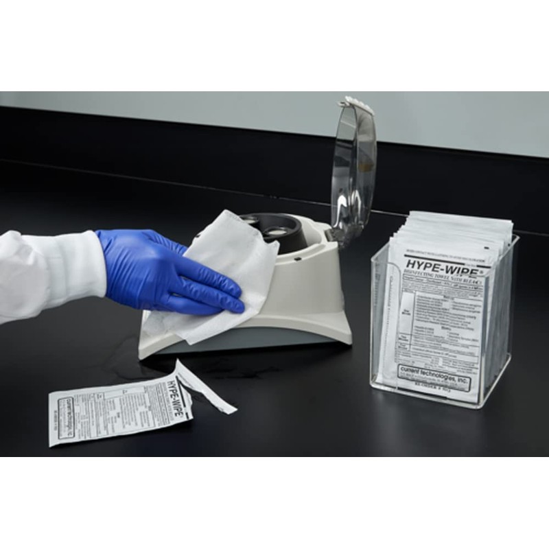 Current Technologies 9103 Hype-Wipe Bleach Towelette (Pack of 100)