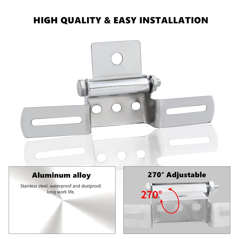 Bike Bracket Stays License Plate Stays Folding Adjustable Angle Motorcycle