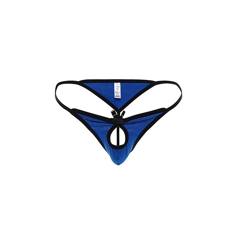 ZEGOO - tanga de algodón para hombre, con parte delantera
