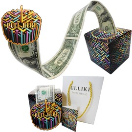 ULLIKI Birthday Gift Surprise Box - Christmas Prank, and Ideal for Festivals and Birthdays - Perfect for Cash in Surprise Box for Kids Father Mother Colleague (Colourful Geometry)