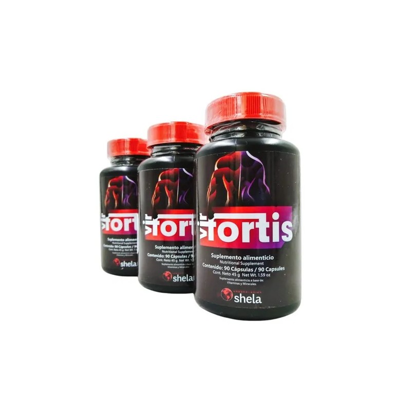 Vir Fortis Suplemento Para Aumentar Masa Muscular C/90 Cap Sabor