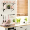 Relaxdays Shelf Brackets Set of 6 Shelf Brackets for Wall