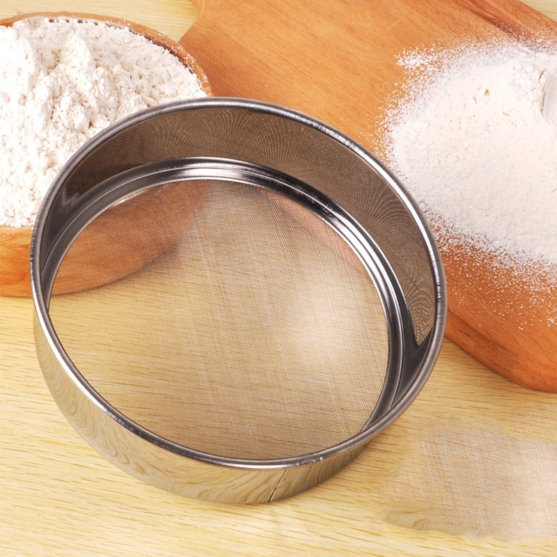 Flour Sieve Diameter, Stainless Steel Powder Sieve, Fine Mesh Sieve