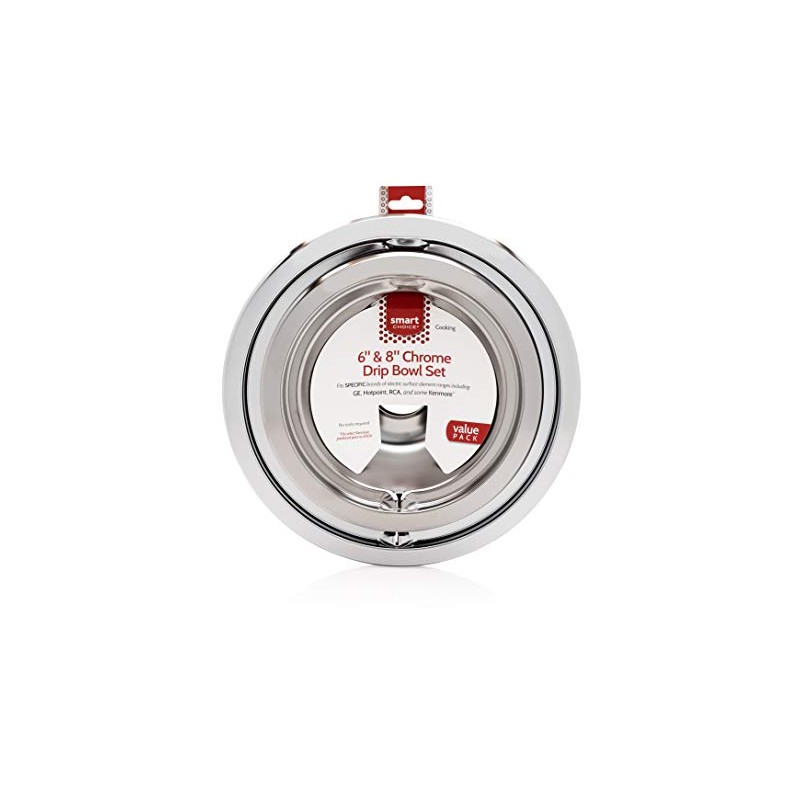 Smart Choice Drip Bowl Set of 4, Two 6 Inch