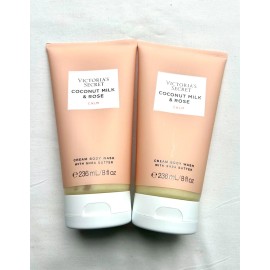 Victoria's Secret 2x Victoria's Secret Coconut Milk & Rose Body Wash w/ Shea Butter 8 fl oz