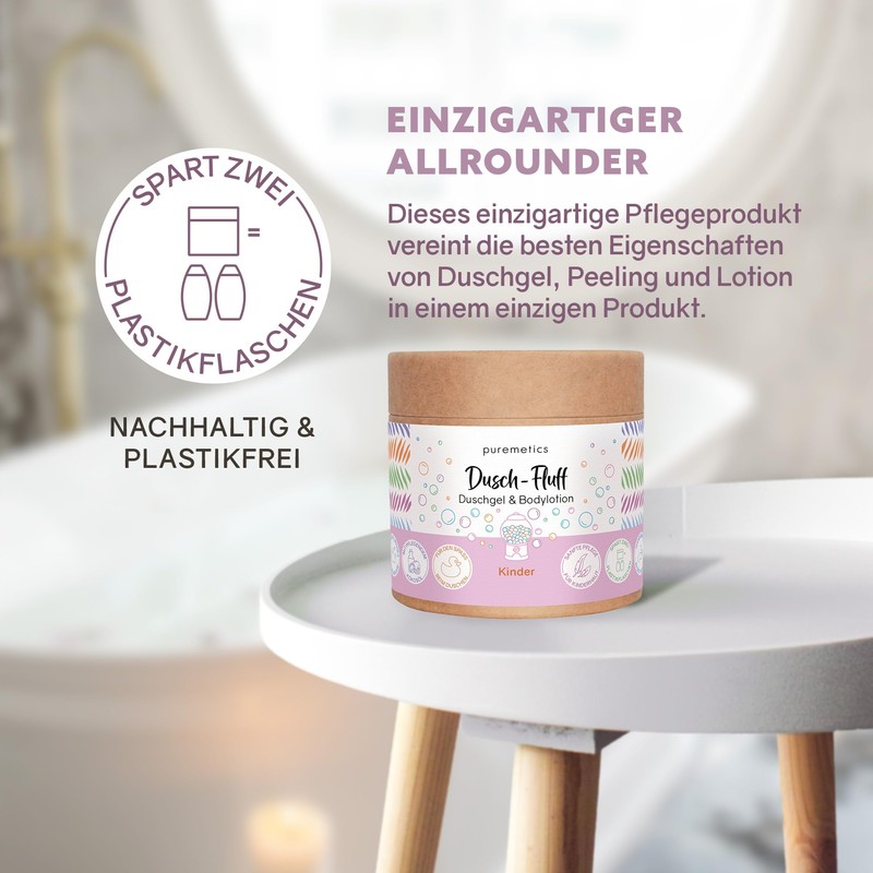 Dusch-Fluff 'Children' | Shower Gel & Body Lotion in One