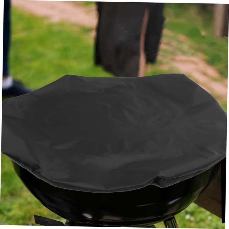 Outanaya Waterproof BBQ Grill Cover 112cm Diameter Oxford Cloth Barbecue