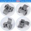 55pcs Door Hinge shims Cabinet Restrictor Clips, 86 Degree Angle