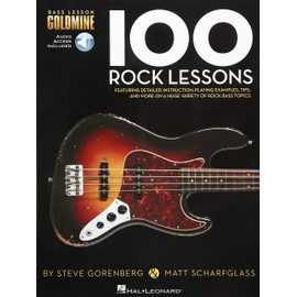 Bass Lesson Goldmine: 100 Rock Lessons (Includes Online Access Code): Bass Lesson Goldmine Series