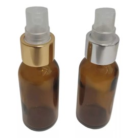 Meliars Frasco Ambar 30 Ml Con Atomizador Dorado / Plata R20 (20pzs)