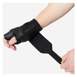 Domyos Decathlon 500 Weight Training Glove, Black Cuff, EU Medium