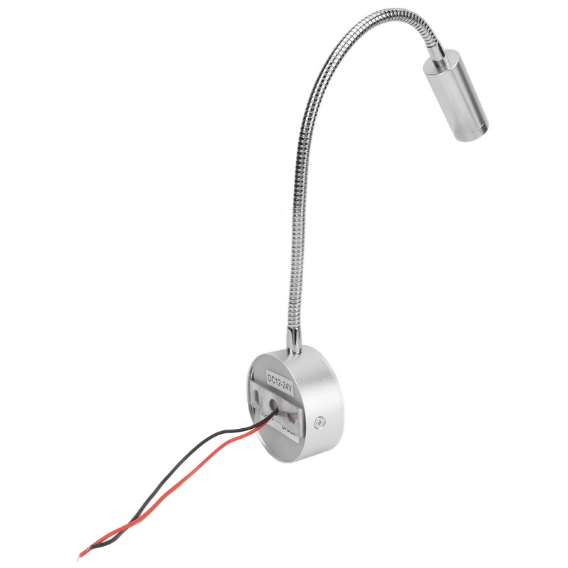 LED Reading Light DC12 to 24V Touch Adjustment USB Charging
