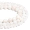 Natural Stone Beads 8 mm White Moonstone Polished Round Smooth