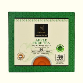 Ceylonzon Ceylon Apple Tree Tea Classic Taste Individually Foil-Wrapped Tea Bags (50 Tea Bags)
