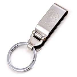 YUANQIAN Belt Keyring Metal Belt Clips Key Ring Holder for Men and Women (1-Pack), Pack of 1