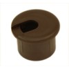 MyCableMart 1"" Cut-Hole Size Brown Round Wire Management Grommet with