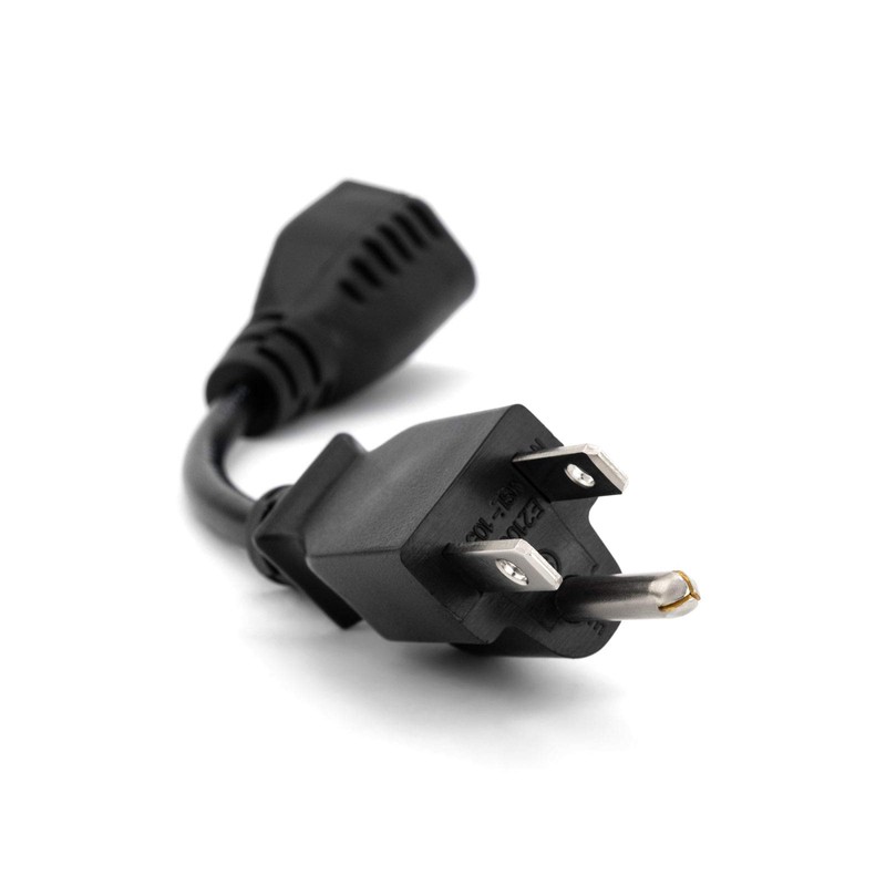 Sewell 6-Inch Power Extension Cable, 5-Pack, Outlet Saver, 18 AWG