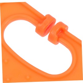 KONTONTY 10 Pack Calf Weaning Clip Plastic Nose Ring Farm Livestock Tool Easy to Clean Durable