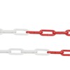 WinHub Plastic Chain30M x 6mm Red and White High Visibility
