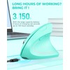Lekvey Ergonomic Mouse, Vertical Wireless Mouse Rechargeable 2.4 GHz Optical