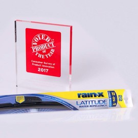 Rain-X 22 inches 5079279-2 Latitude 2-in-1 Water Repellency Wiper Blade (2)