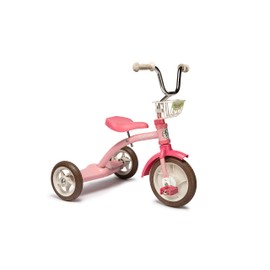 Italtrike Super Lucy Rose Garden 3-Wheel Kids Tricycle with Basket, Ages 2-5, Pink (Model: 7111Pink)