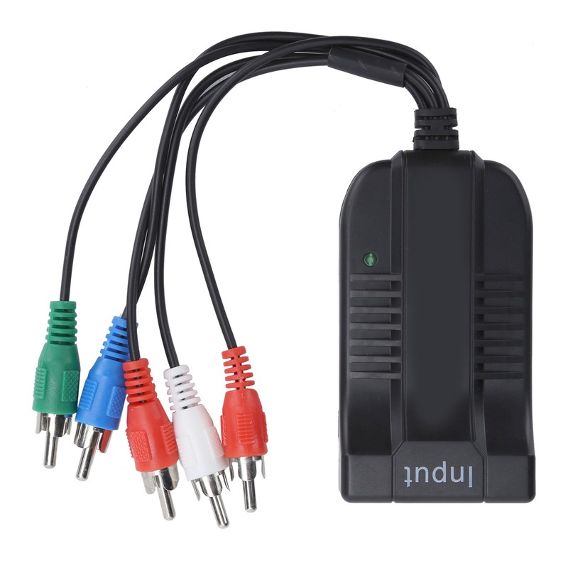 Z10AS RGB Component HDMI-Compatible Video R/L Audio to YPBPR Converter