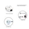 Jiawill Boat Drain Plug Light 1 to 2 Spliter 316L