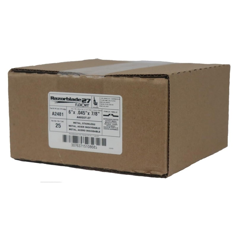 Flexovit® 6" X .045" X 7/8" RAZORBLADE 27® 60 Grit