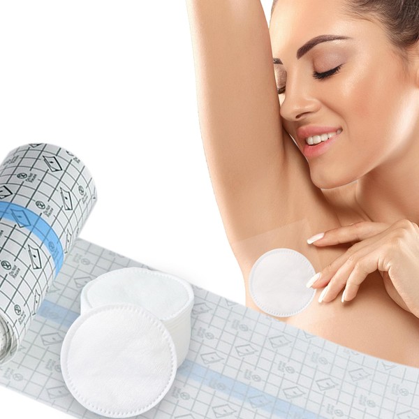 60PCS Disposable Armpit Sweat Pads Fixed Sweat Pads for Under