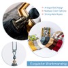 Melodieux Decorative Curtain Tiebacks Antique Tassels Holdbacks, Home Office Windows