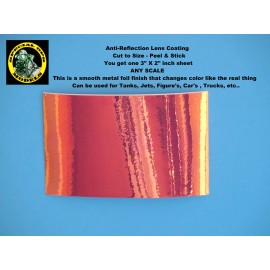 Special Ops Models 1/72 1/35 1/16 1/6 Anti Reflection Coating Lens Sticker (2" X 3" inch Sheet)