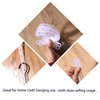 20 Pcs 18.9'' x 0.78'' Plastic White Display Hanger Strips