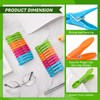 48Pcs Clothes Pegs, Colorful Plastic Clothes Clips Non Slip Laundry