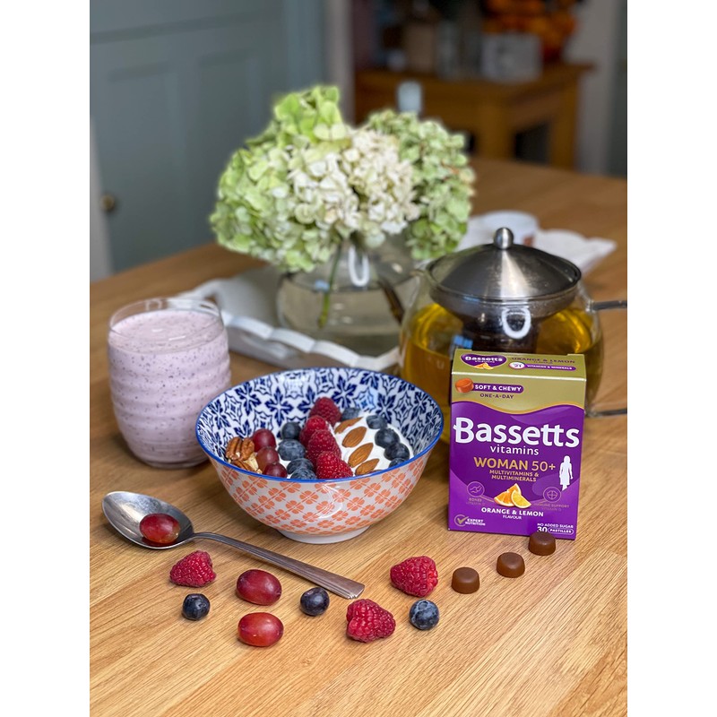 Bassett's Vitamins Woman 50+ Multivitamins & Multiminerals Orange & Lemon