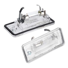 License Plate Lamp, Pair of License Plate Light 8E0807430A 8E0807430B Fit for A3 A4 A5 A6 C6 A8 D3 Q7 RS4