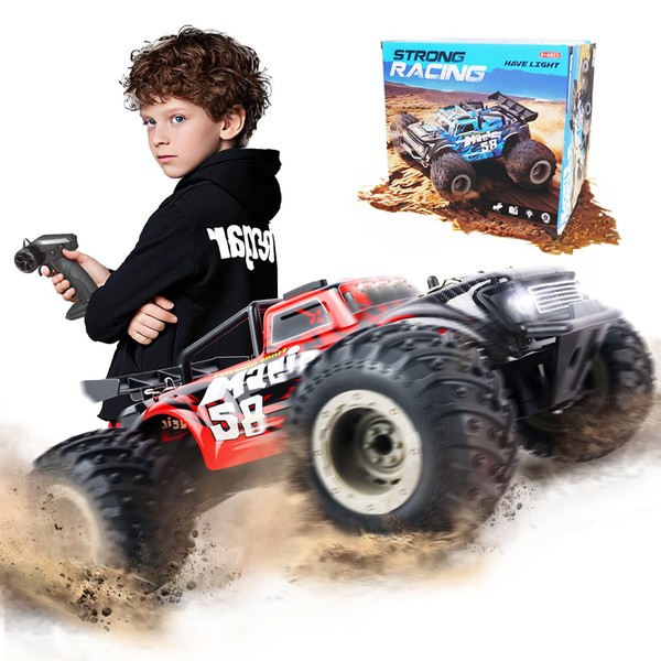 BEZGAR Monster Truck Toys | 1:18 Scale All Terrain RC