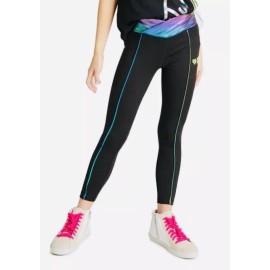 Justice Lot of 12 Girl's Justice J Sport Cross Black Active Leggings  Size L 12/14 NWT