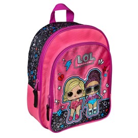 Undercover LOL Surprise Backpack with Front Pocket for School and Leisure 31 x 25 x 10 cm Pink, Pink, grey, multi-coloured, nursery backpack