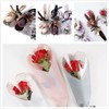 JOSON 24Pcs/6 color flower packaging bag single rose flower bag