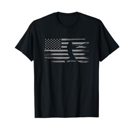 American Flag Baseball Apparel - Baseball T-Shirt