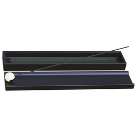 Ikibumi Black Wooden Incense Stick Holder with Storage Box