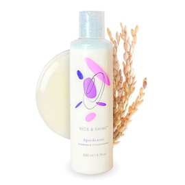 RICE  SHINE  Agua de Arroz Hidratante Facial  Skin Care con Aceite de Germen de Arroz con 60 ms Vitamina E que el Aceite de Argn - Repara, Hidrata y  