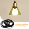 Lyeteung Pack of 6 E27 Screw Ring Lampshade, Lampshade Ring