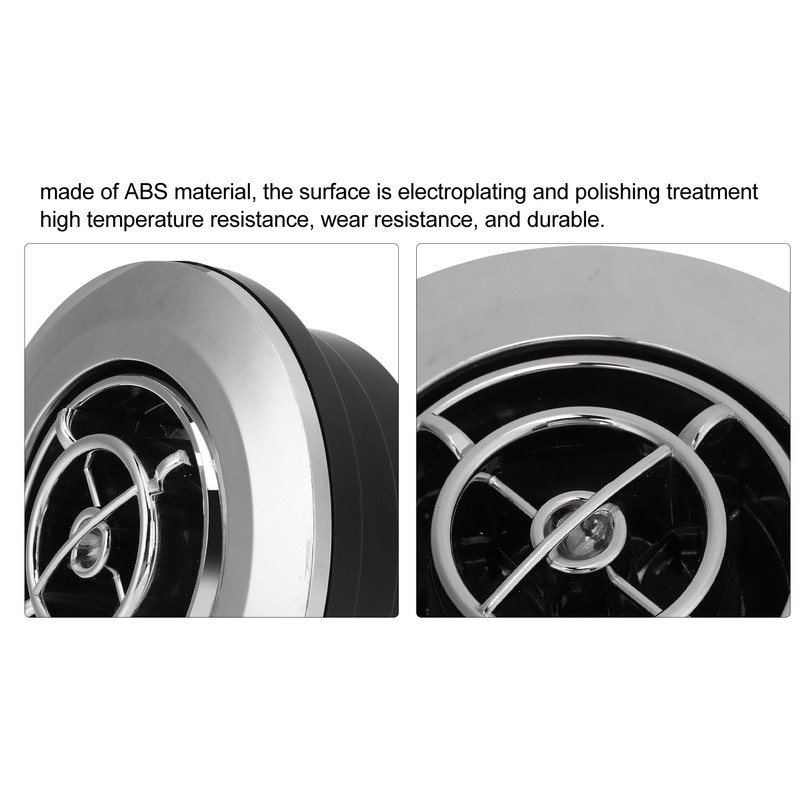 RV Air Outlet Vent Roof Round Air Conditioner Ventilation Deflector