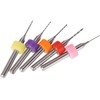 50pcs 0.5+0.6+0.7+0.8+0.9mm Tungsten Carbide Micro Drill Bits Set Engraving Tools
