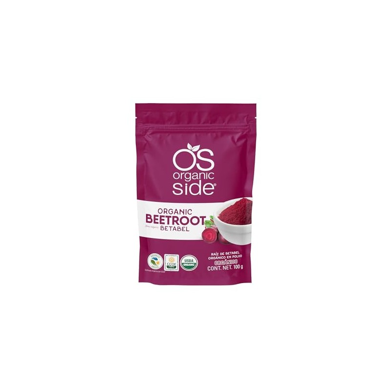 Organicside - Betabel en Polvo Orgánico (Beetroot) 100 g -