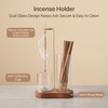 Incense Holder with 40 Pcs Palo Santo Incense Sticks -