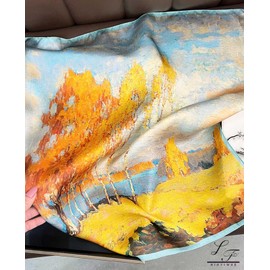 Hioyiwse Satin Bandanas Head Scarf For Women Hair Scarves Accessories Lightweight Fashion Wrap Neck Silk Sleeping Headscarf A43