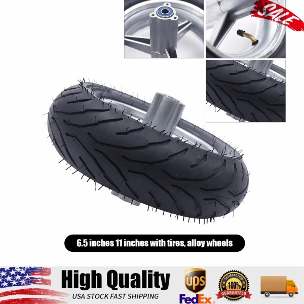 Unbranded 110/50-6.5 Mini Pocket Bike Rear Wheel w/ Tyre Alloy